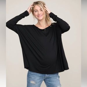 Hatch Black Long Sleeve Tee